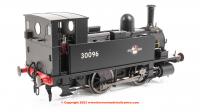 7S-018-005S Dapol B4 0-4-0T Steam Locomotive number 30096 in BR Black livery with Late Crest
